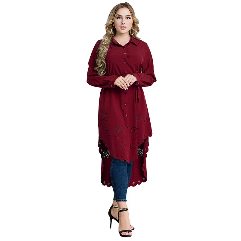 new women's clothing shirts long sleeve malaysia womens blouses plus size M-6XL SIZE 5207 | Женская одежда