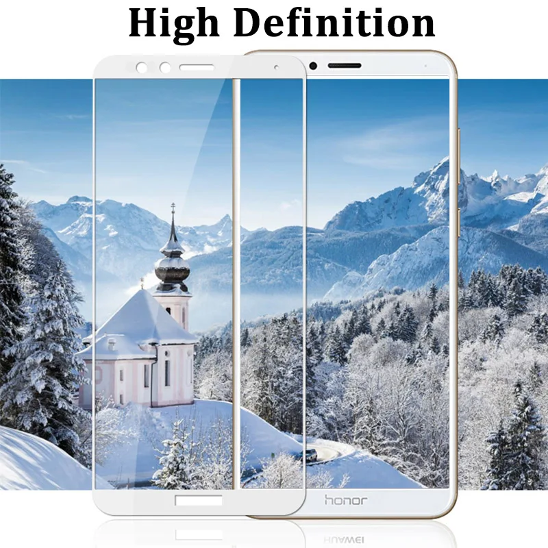For Huawei honor 7x glass global tempered huawei 7 x X7 screen protector full cover on honor7x glas protective film 9h | Мобильные