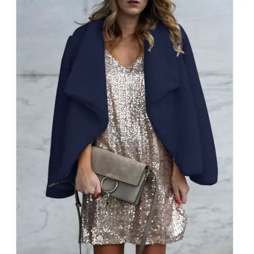 Деловой деловой костюм Блейзер верхняя одежда из искусственной овечьей шерсти