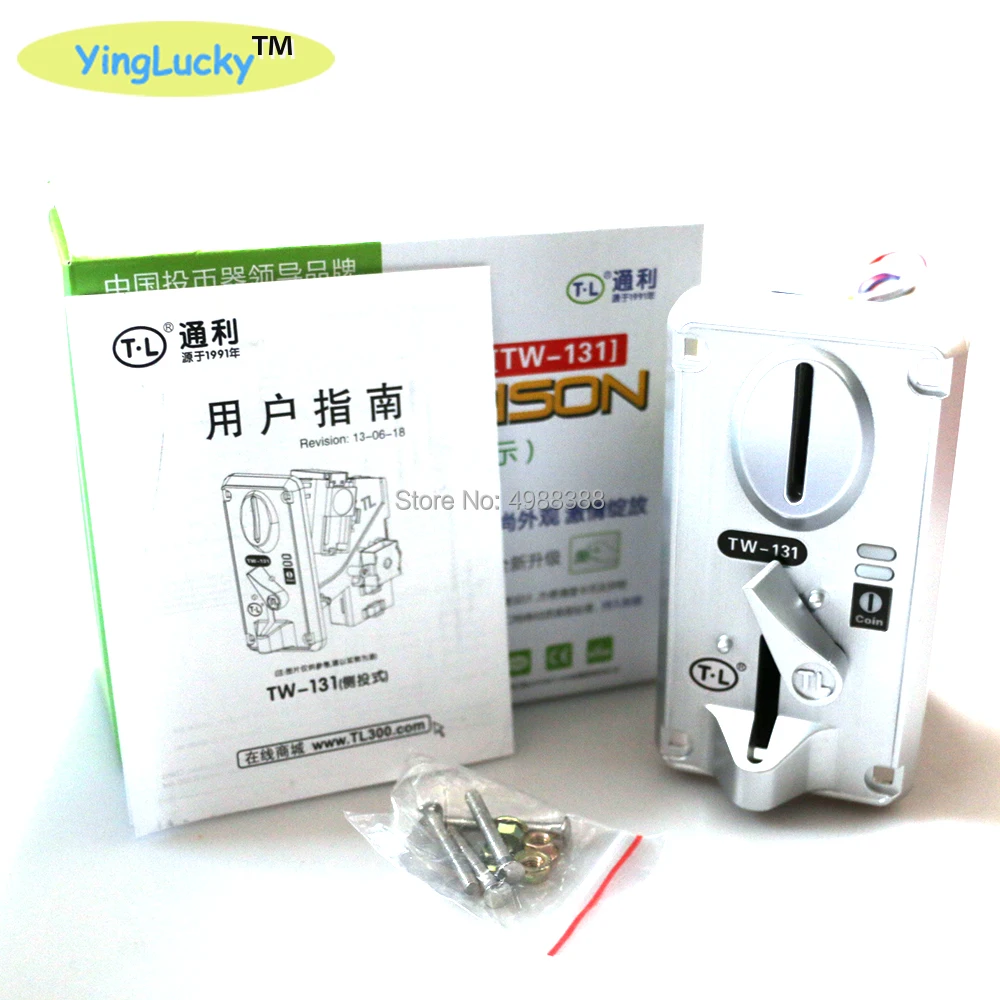 

TW131 Coin selector /Coin operated spare parts /Arcade coin acceptor/ /Token slot/Toy crane machine/simulator racing machine