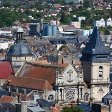 Eglise St-Remy церковь в Нормандии плакат печать Уолтер бибиков (36x24) |