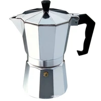 lightweight high quality vintage italian moka pot portable coffee maker quick drink filter brew stovetop expresso aluminum