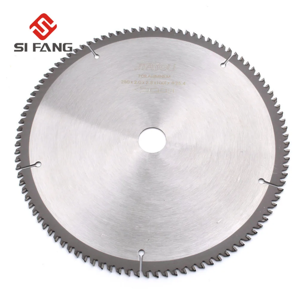

Профессиональное качество 250 (10 '') 100T TCT пильный диск для металла Алюминий Медь режущее лезвие для дерева алюминиевый режущий диск инструмен...