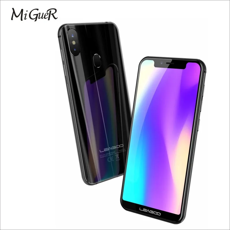 LEAGOO S9 Face ID 4G мобильного телефона OTG 5 85 &quotHD + ips 19:9 Экран 4 Гб 32 ГБ Android 8 1 MT6750 Octa Core 13.0MP