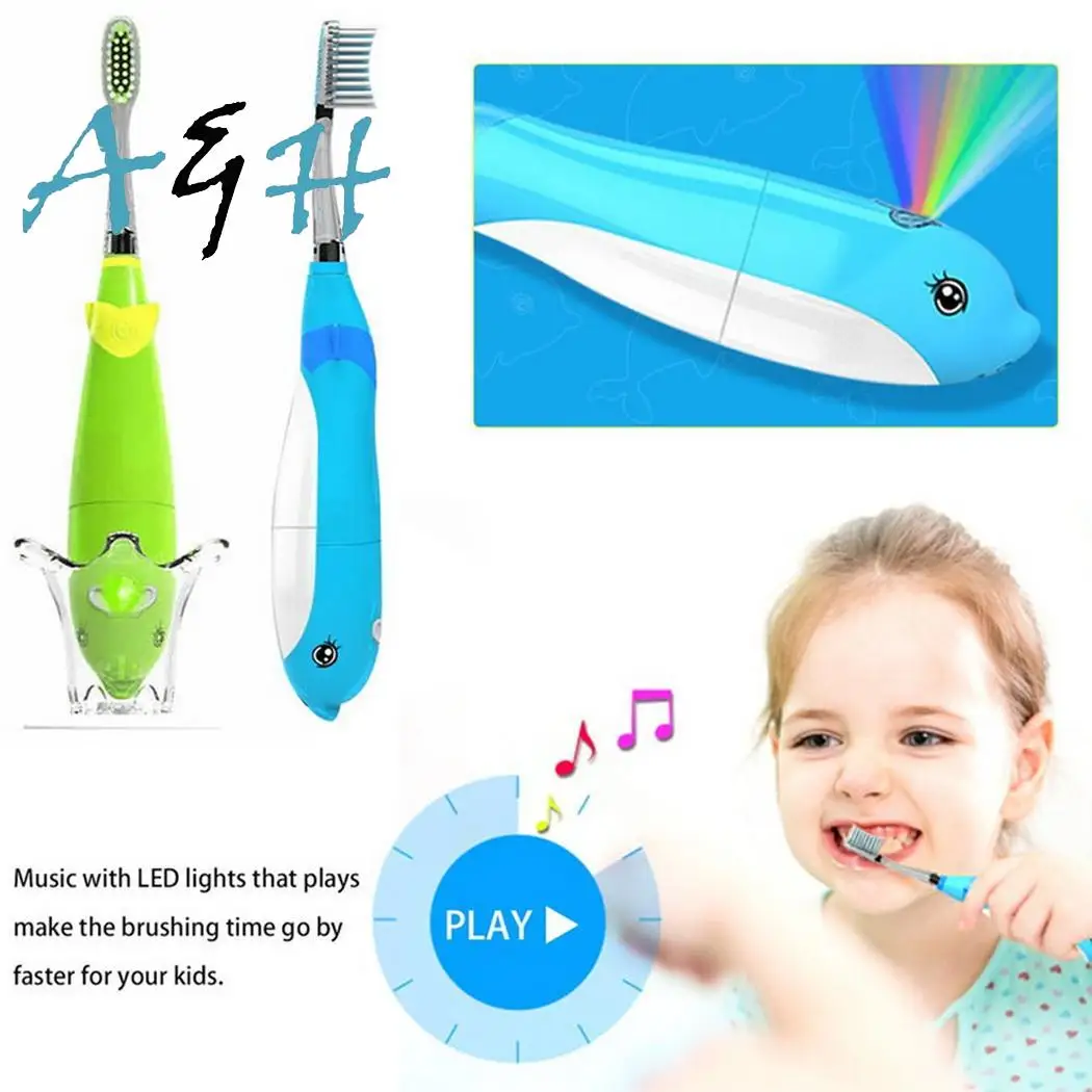 Seago Kids музыкальная звуковая зубная щетка две минуты напоминающая зубную щетку