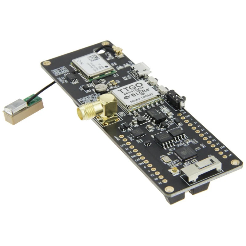Ttgo t луч Esp32 915 МГц Wifi беспроводной Bluetooth модуль Gps Neo 6M Sma Lora 32 18650 Держатель батареи с