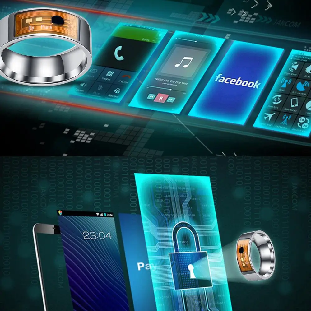 Умные кольца NFC 6 13 ярдов многофункциональное водонепроницаемое умное кольцо