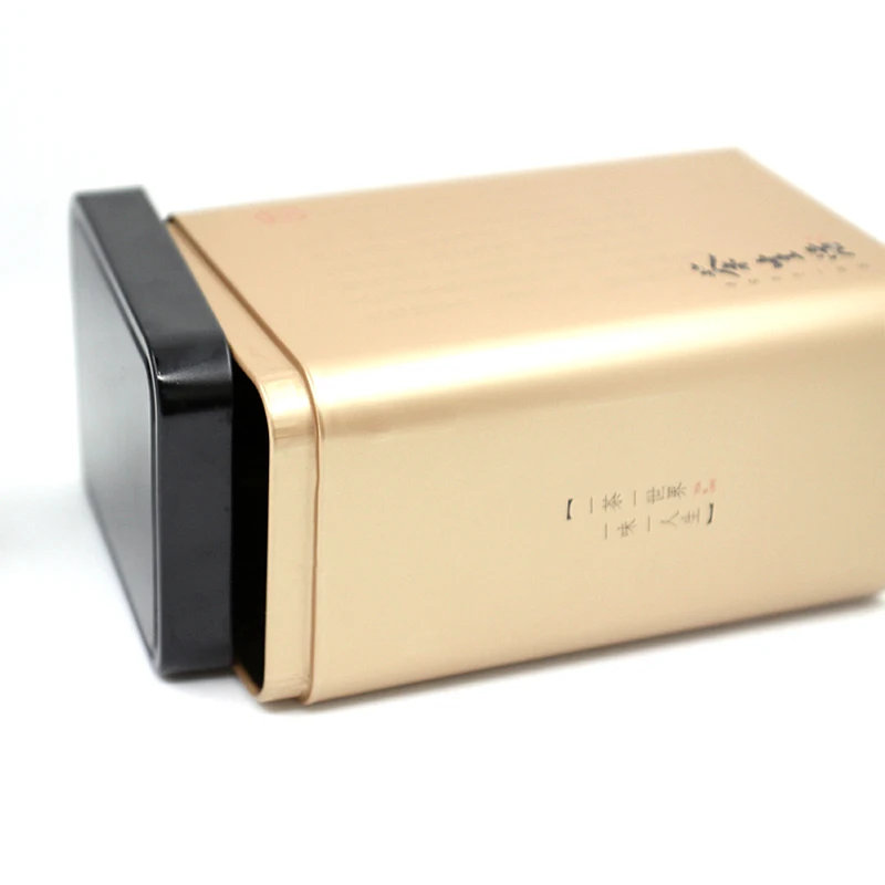

Xin Jia Yi Packaging Sardine Tin Can Golden Color Tea Metal Packing Large Size Tin Can Container Good Quality Boxes Supplier
