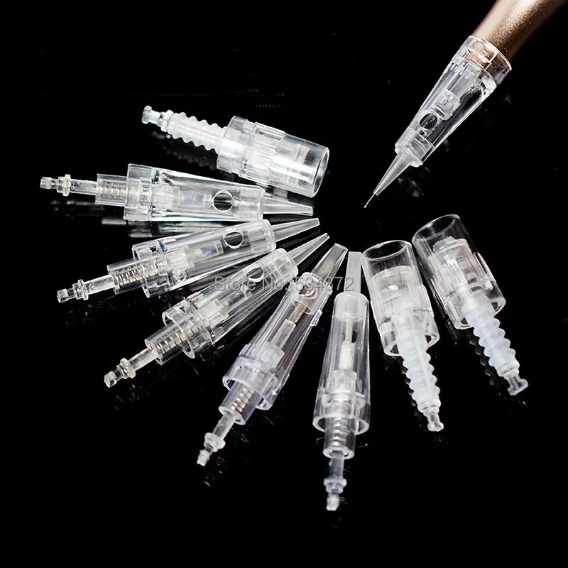 50 Pcs Makeup Tattoo Needles Professional Permanent Eyebrow Lips Cartridges | Красота и здоровье