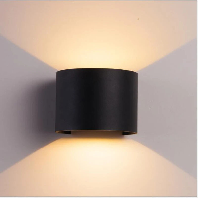 6W 12W Camber форма садовый свет LED водонепроницаемый настенный светильник