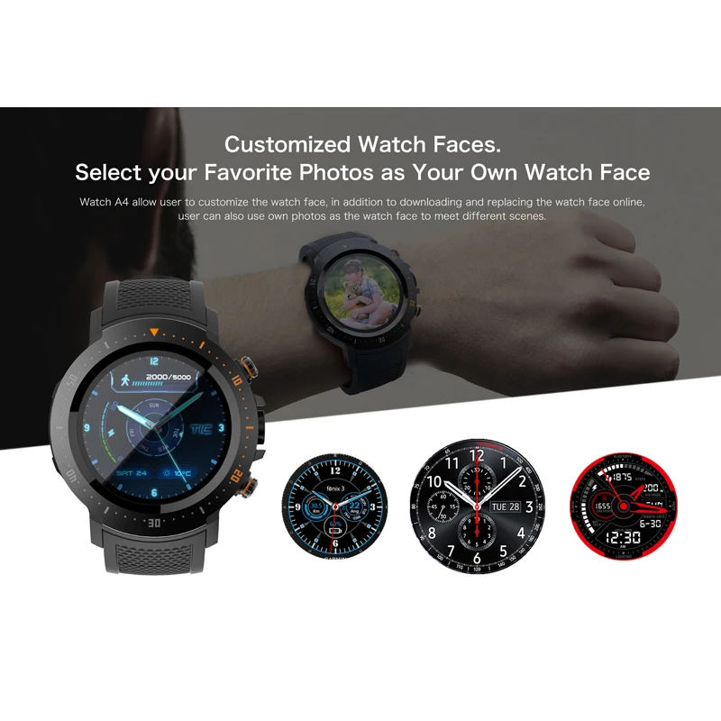 4G Smart Watch Android OS 7.1 1GB+16GB SIM Bluetooth Call health monitoring Camera Sport Clock Smartwatch Men For IOS Andorid |