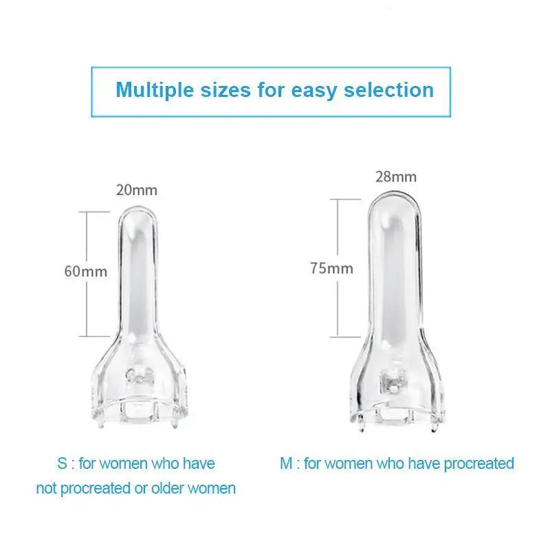 2 PCS Female Silicone Vaginal Dilator Gynecological Inflammation Self-examination Vaginoscope Expander S30 |