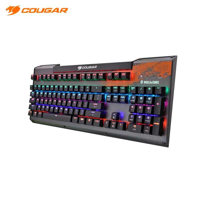 Игровая клавиатура Cougar ULTIMUS RGB WORLD of TANKS (TTC Blue switches стальной корпус подсветка 1000 Гц /