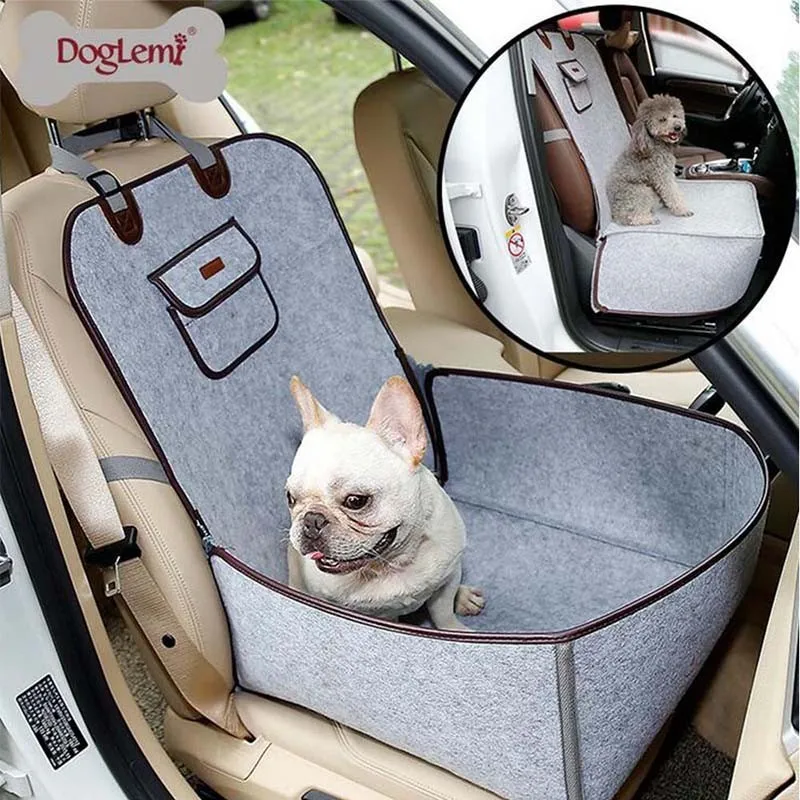 

Pet Carrier Dog Front Seat Cover Protector For Cars 2 In 1 Carrier For Dogs Folding Cat Car Booster Seat Cover Anti-Slip Carrier