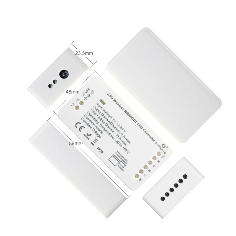 ZIGBEE LED контроллер RGB RGBW RGBCCT WW CW DC 12V 24V Светодиодная лента Одноцветный диммер умный