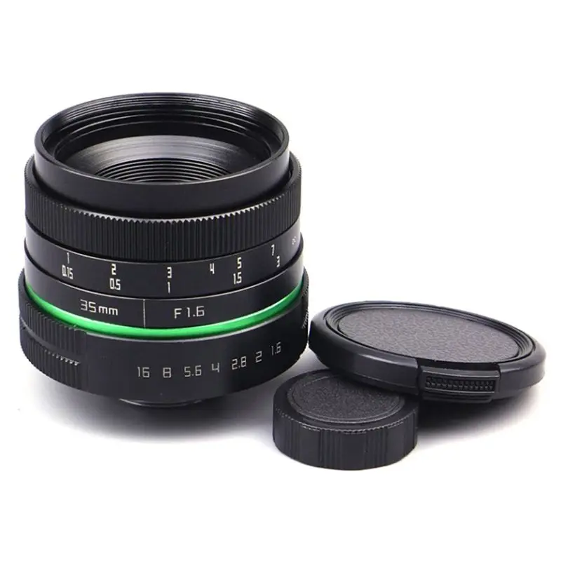 Беззеркальный объектив 35 мм F1.6 C Mount для APS камеры M4/3 FX EOSM N1 P/Q J1 V2 J3 V3 E P1 PL1 G1 GF1 GH1 NEX 3 5