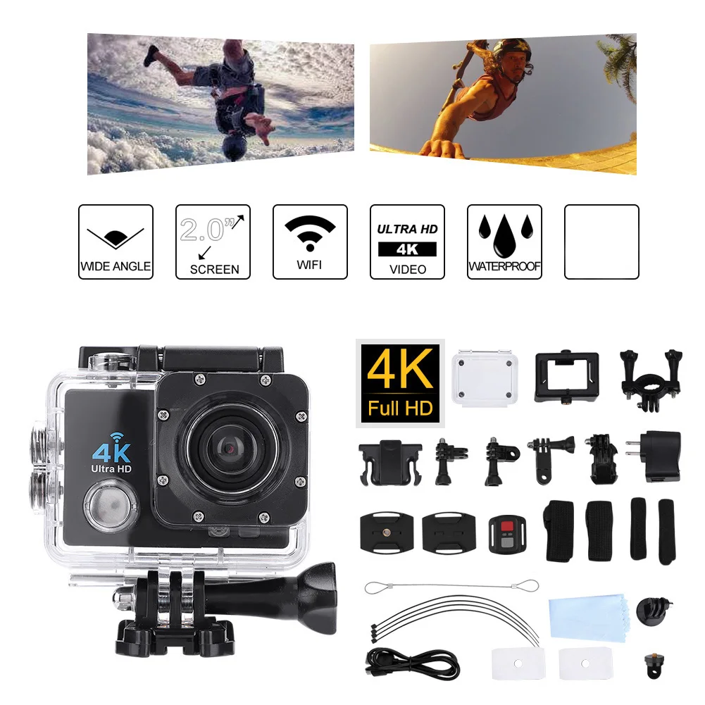 Фирменная Новинка 4 K на открытом воздухе Wi Fi Водонепроницаемый motion Камера со