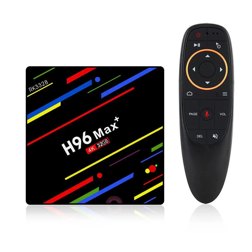 H96 Max + Android 8 1 Smart ТВ HD Стандартный версия голос Box 4 Гб 32 ГБ/64 USB3.0 TF диск Top
