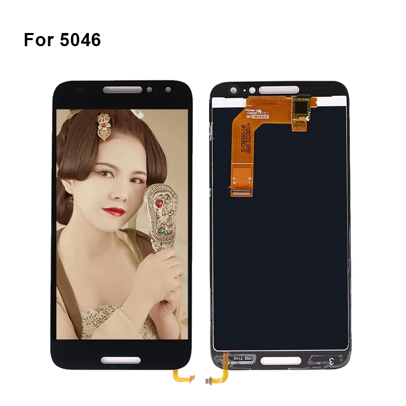 Для Alcatel A3 OT5046 LCD 5046D 5046X дисплей и кодирующий преобразователь сенсорного экрана в