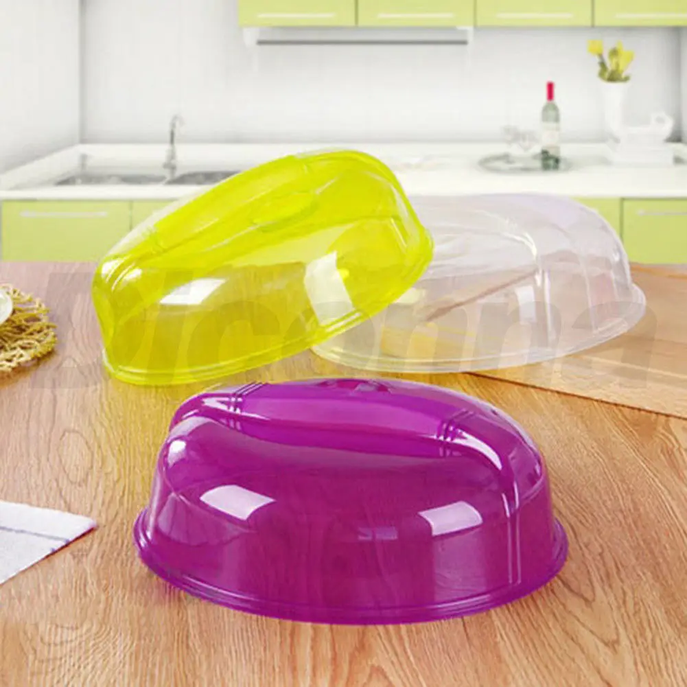 Пластиковое блюдо для микроволновой печи прозрачная крышка парового отверстия 10