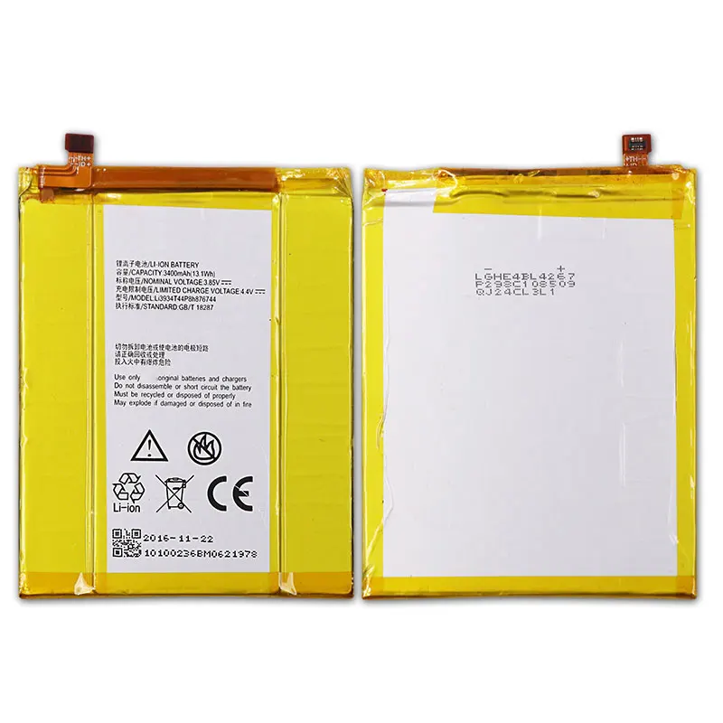 JRZ 3 85 V 3400mAh Li3934T44P8h876744 батарея для ZTE Grand Max 2 Z988 Z981 телефон сменные батареи с набором