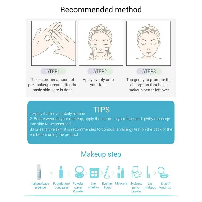 Гиалуроновая кислота основа для макияжа VC праймер 24K золото стойкая грунтовка