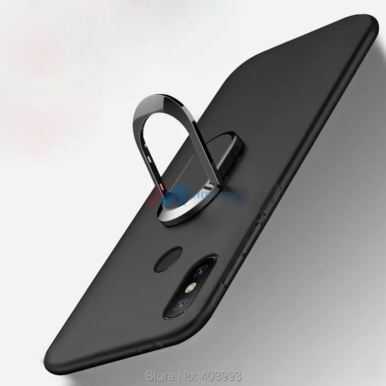 Чехол для UMIDIGI F1 матовый защитный чехол с магнитным кольцом | Мобильные телефоны и