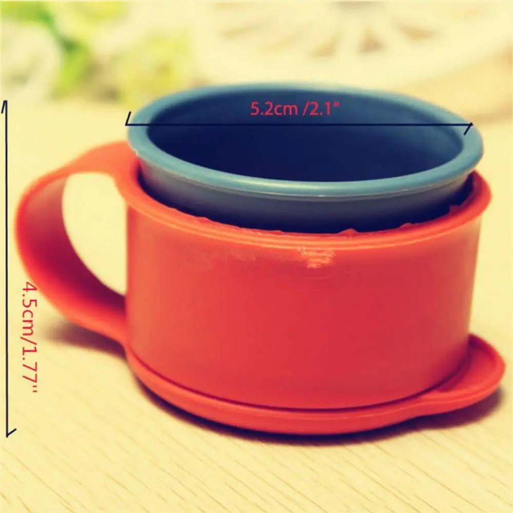 1Pcs Hot Plastic Orange Food Kitchen Storage Preserve Sealing Bag Cap Household |
