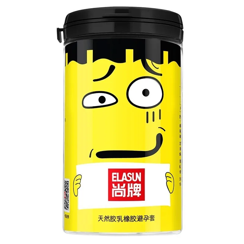 Elasun 5 Types Expression Styles 24 Pieces Ultra-Thin Condoms Cute Yellow Man Fragrance Thailand Natural Rubber Latex | Красота и