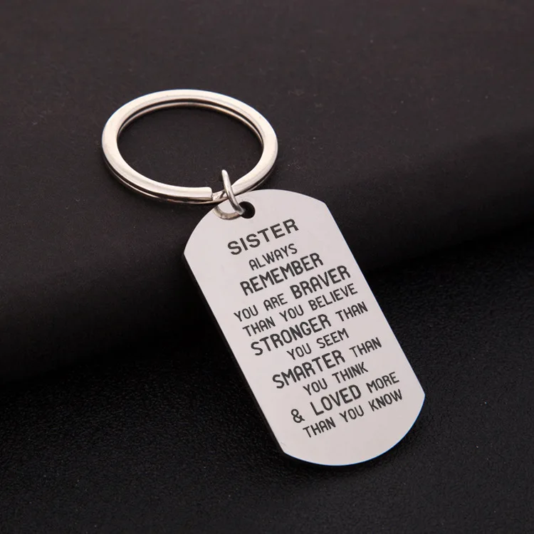 Нержавеющая сталь брелок Новое поступление ювелирный для сестры YP7177 | Украшения