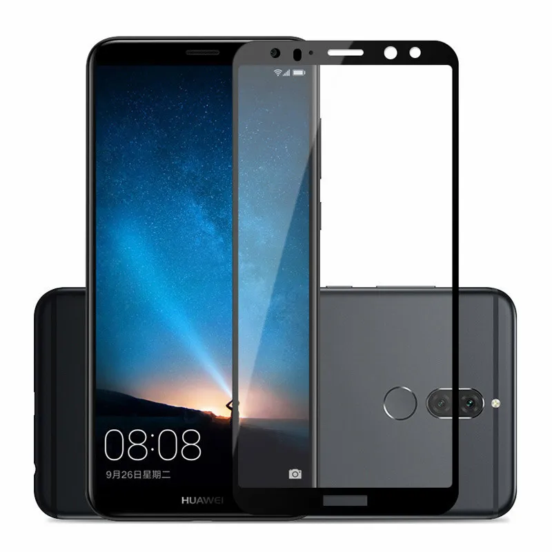 2.5D Закаленное стекло для Huawei Mate 10 Lite защита экрана Стекло 9H полное покрытие
