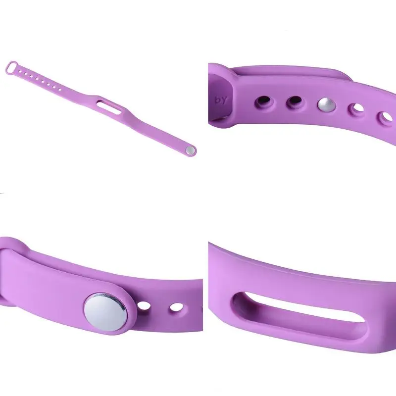 Цветной силиконовый ремешок Rondaful Mi Band 2 фитнес браслет аксессуары для смарт