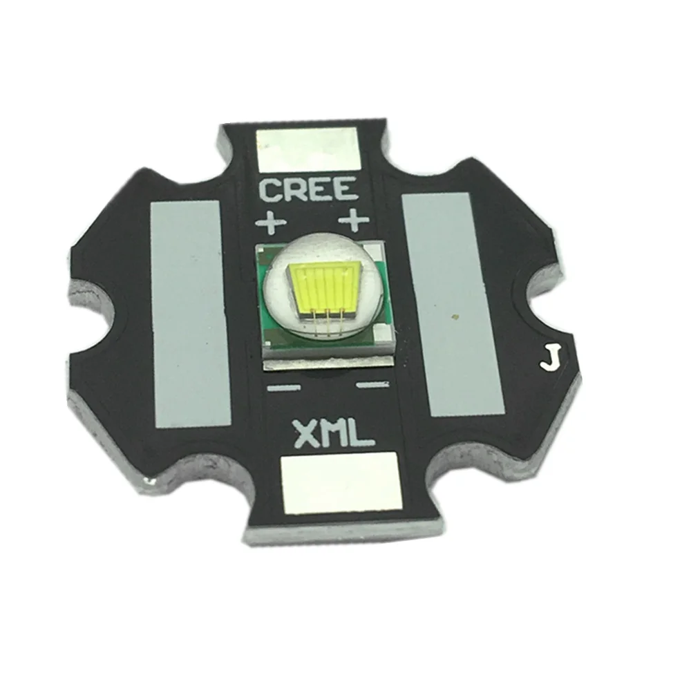 5 шт. Cree XM L T6 10 Вт Холодный белый 6500k светильник + L2 DC 3 7 в A XML светодиодный диммер для