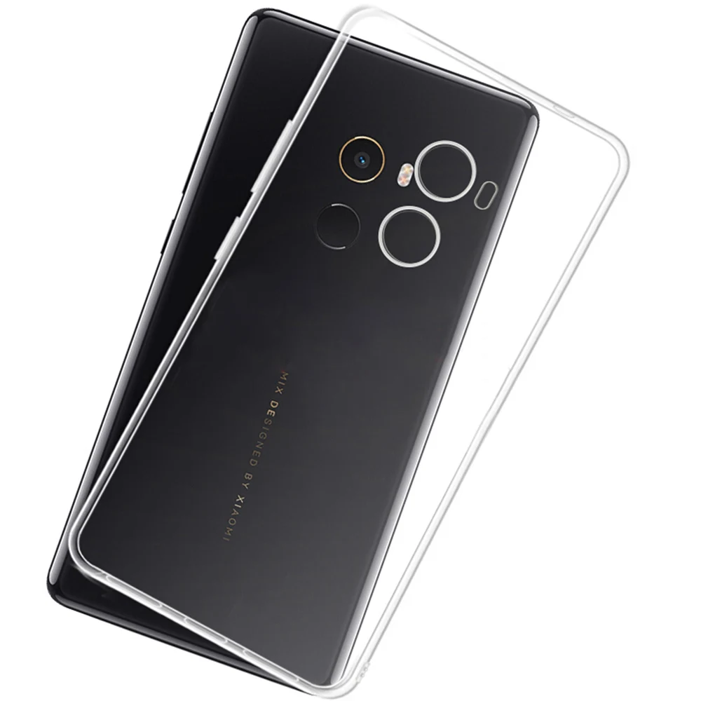Прозрачный мягкий Ультратонкий чехол из ТПУ ASLING для телефона Xiaomi Mi Mix 2 | Мобильные