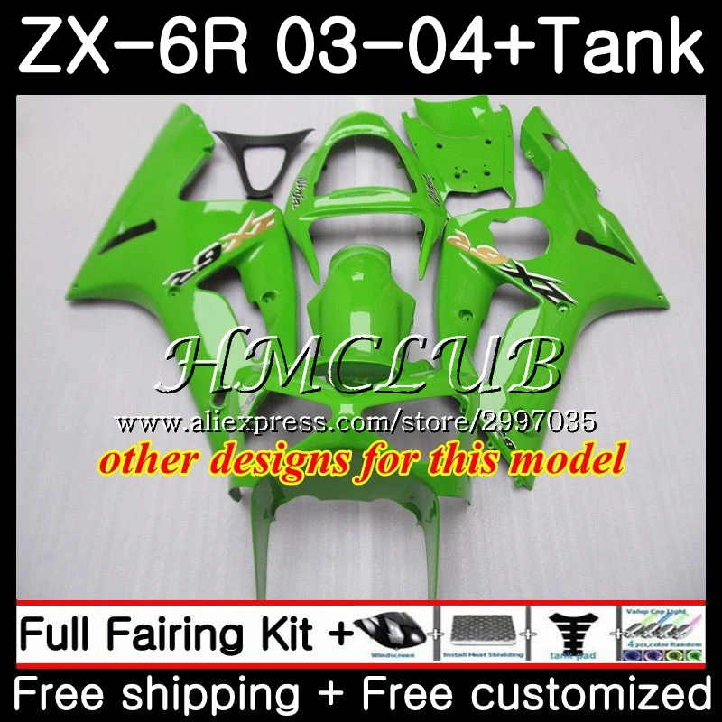 + Бак для KAWASAKI NINJA ZX600 ZX636 ZX 6R 2003 2004 56h3 636 6 R 600CC глянцевый черный ZX6R 03 04