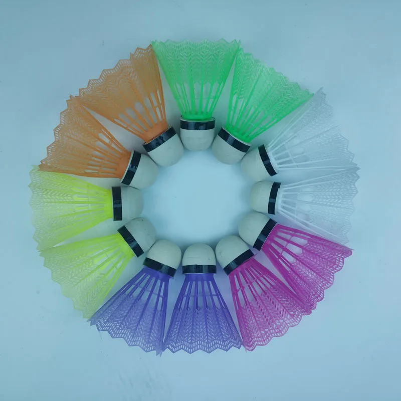 12Pcs Badminton Shuttlecock Colorful Nylon Outdoor Balls Sports Accessories Q1332CMB | Спорт и развлечения