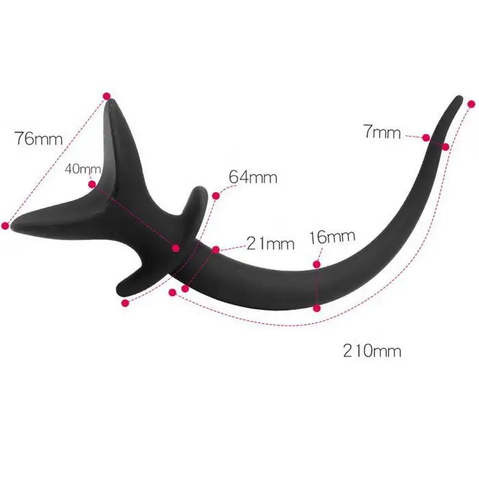 Силиконовая собачья рабыня Анальная пробка точка G массаж простаты анальные секс