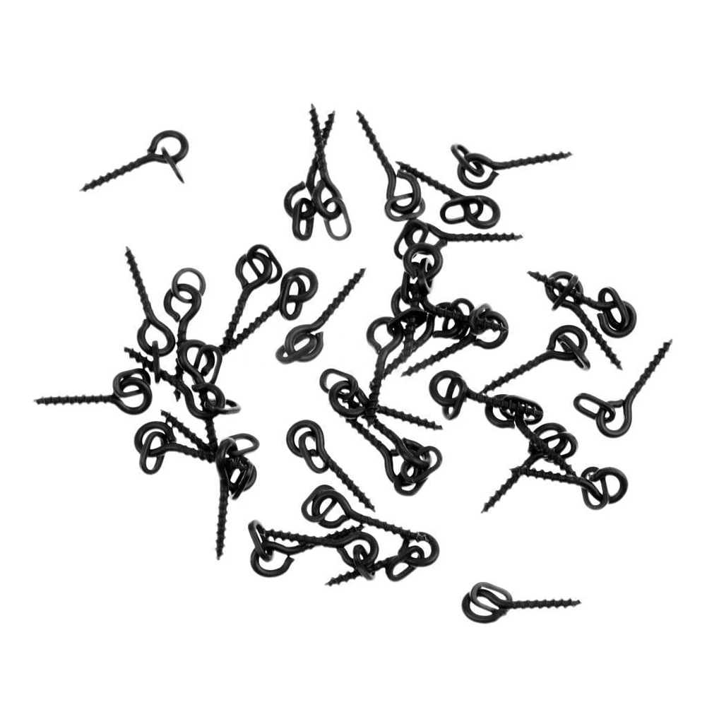 25 шт. 1 5 см Карп Рыбалка шуруп для приманки буровые установки волос крюк терминал