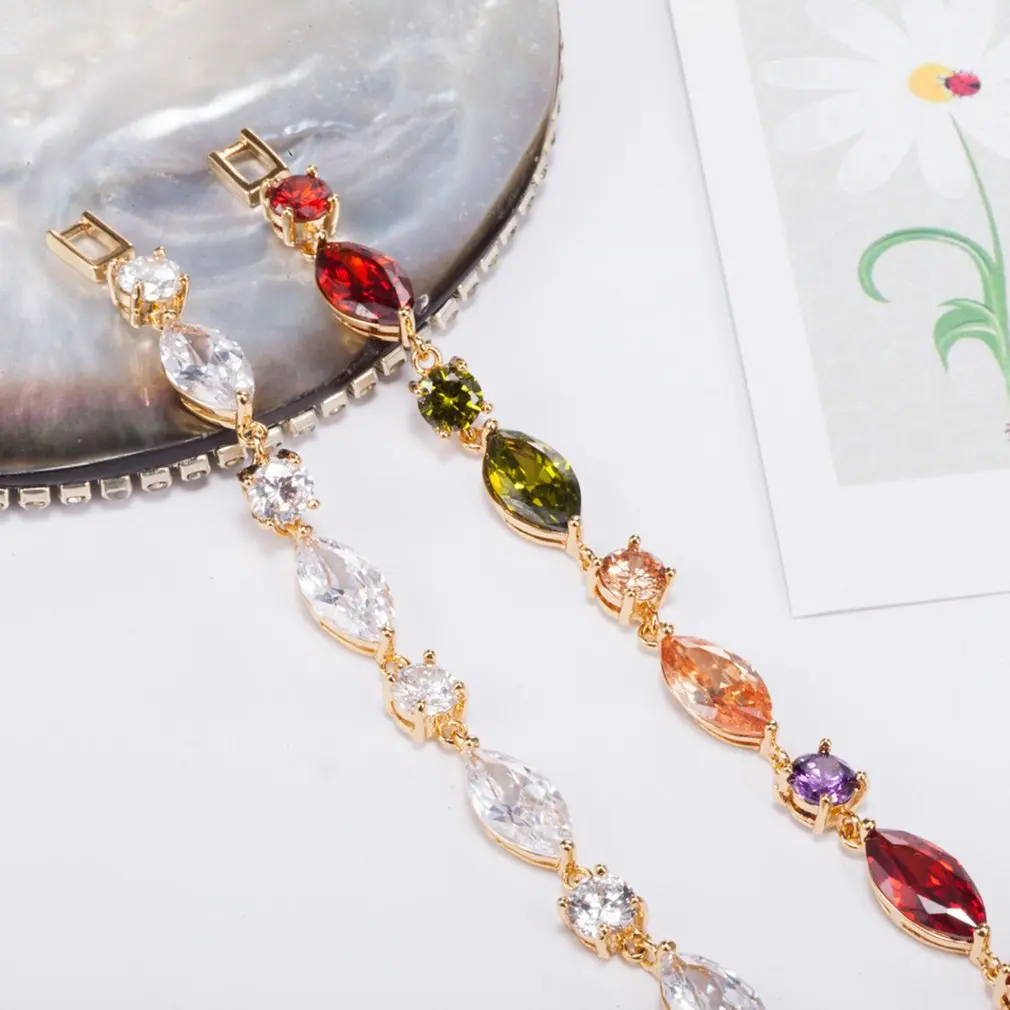 New Elegant Fashion Cool Gold Zircon Bracelet Jewelry Gift For Girls Women Girlfriends Bracelets SL0070 | Украшения и аксессуары