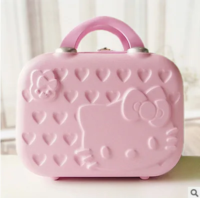 Hello Kitty милый 14 дюймов Косметический профессиональный косметический чехол для