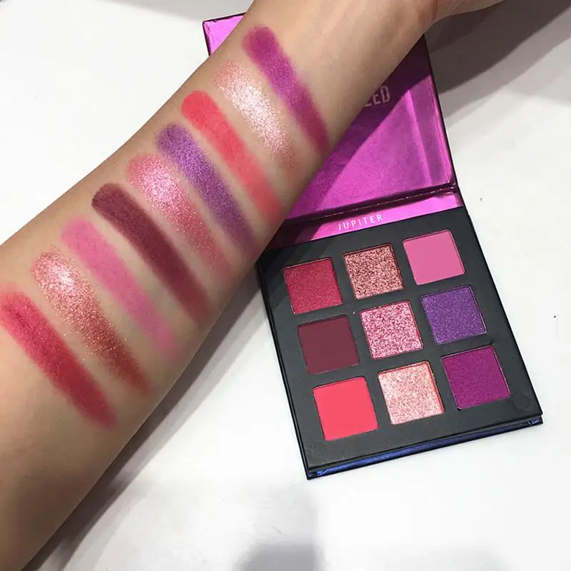 Beauty Glazed палитра теней для век 9 цветов макияжа мерцающие пигментированные тени