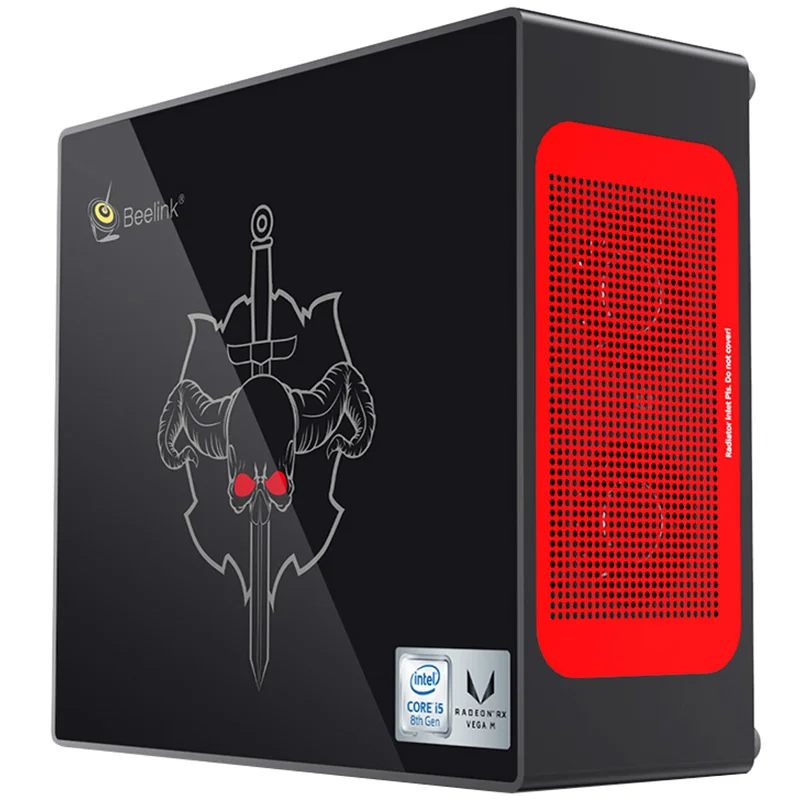 Beelink Kaby G5 ТВ коробка 8 Гб DDR4 256 ГБ для игровых мини ПК Intel Lake G I5 8305G 2.4GHz5.8GHz Wi Fi BT4.0 1000