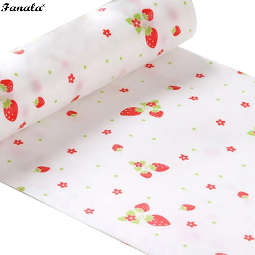 Kitchen Rose Strawberry Pattern PET Cabinet 100g Desktop Drawer Mat Dot Home Bar Restaurant etc Pad | Дом и сад