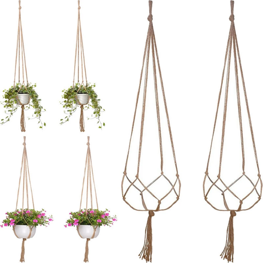 120 см String Net Decoration прочный джутовый Бохо макраме натуральный стиль корзина