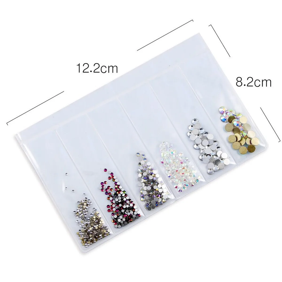 Ultra Mini Diamond Shine Iridescent Chameleon AB Clear 3D Rhinestones Flatback Crystals for Nail Art Decoration Diy Phone Crafts | Красота и