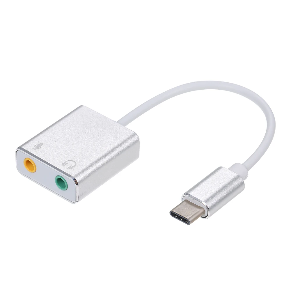 Внешняя звуковая карта USB Тип C Type Hi Fi волшебный голос 7 1 для CH адаптер аудиокарты