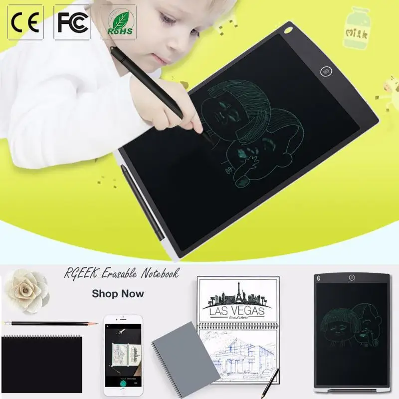 12in цифровой lcd почерк рисунок планшет доска для рисования блокнот коврик