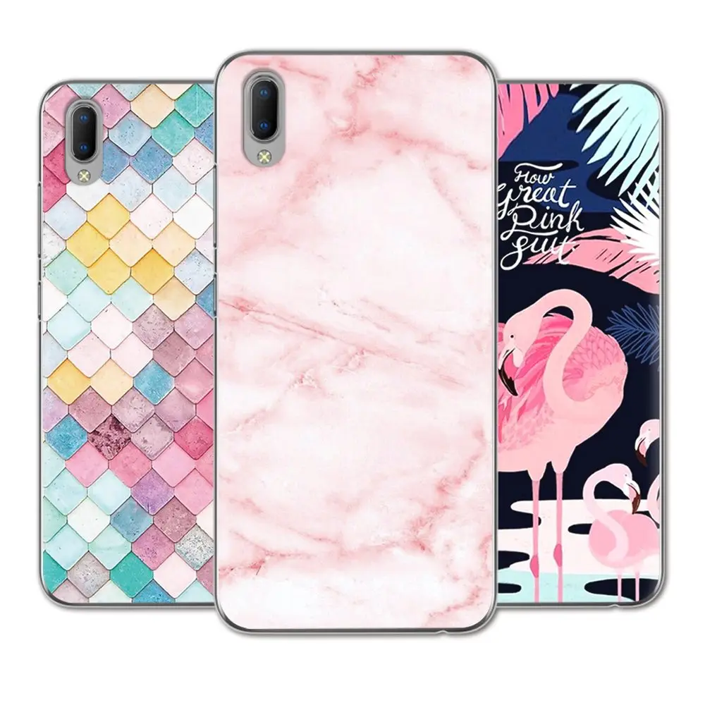 Цветной мягкий чехол для телефона Vivo Y93/Y93S/Y91C 6 2-дюймовый модный дизайн