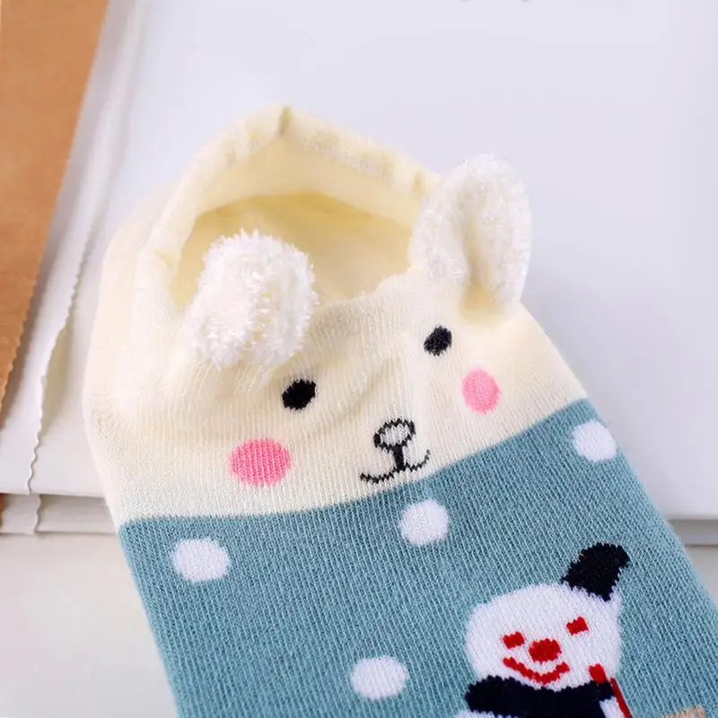 Модные с героями мультфильмов милые короткие носки женские Харадзюку милый