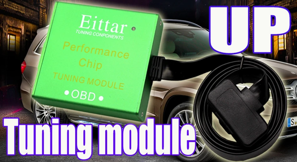 

Eittar OBD2 OBDII performance chip tuning module excellent performance for Land Rover All models+